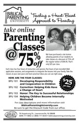 Take Parenting Classes Flier
